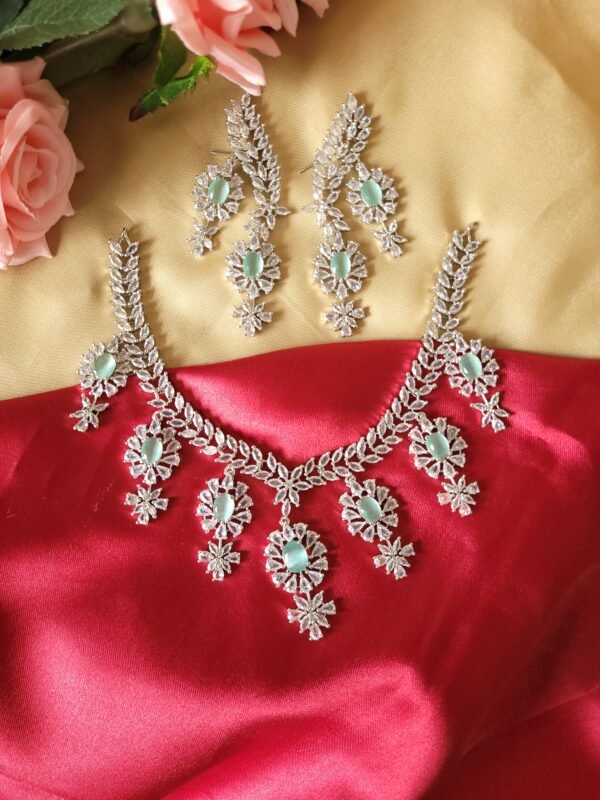 Emma American Diamond Set - Mint Green