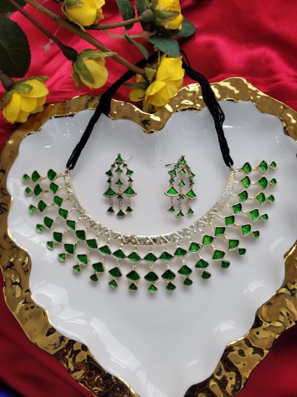 Green Enamel Set