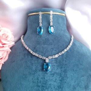 Deepika Padukone Inspired AD Set – Light Blue