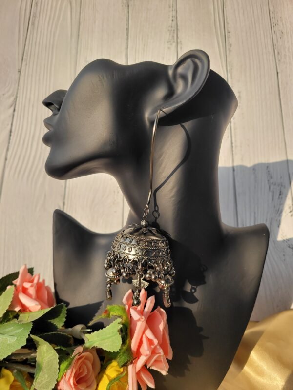 Unique Hanging Black Jhumka