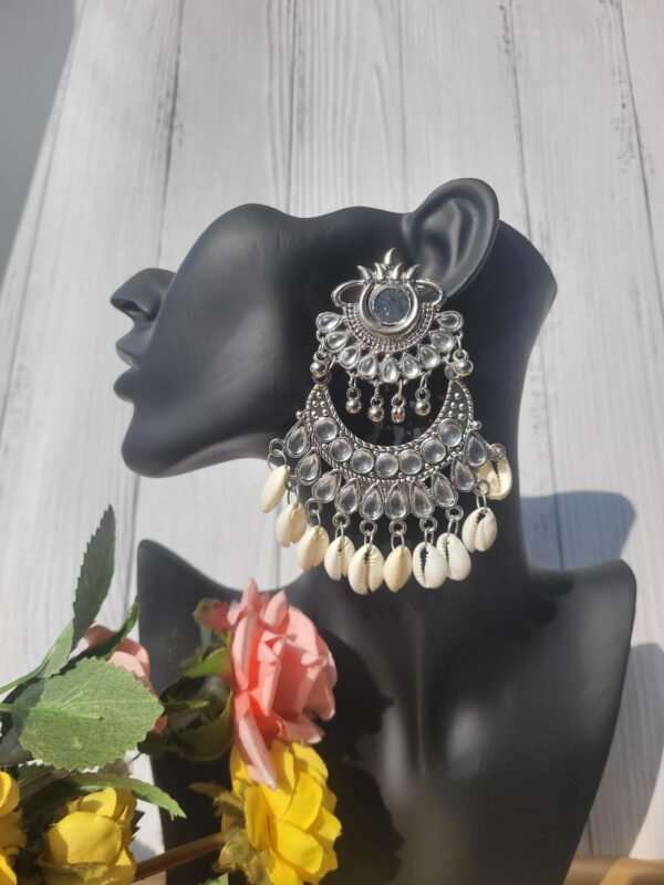 Pearl Dual Tone Chandbali