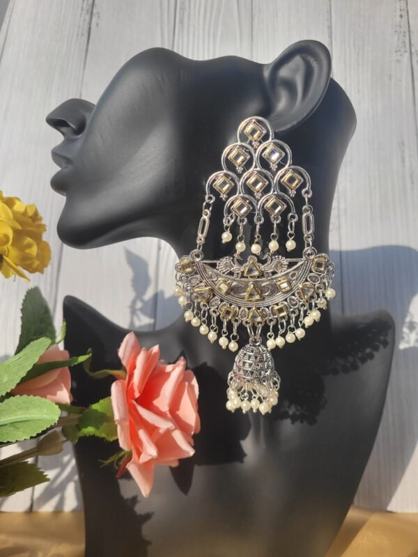 Sulochna Dual Tone Chandbali Jhumki