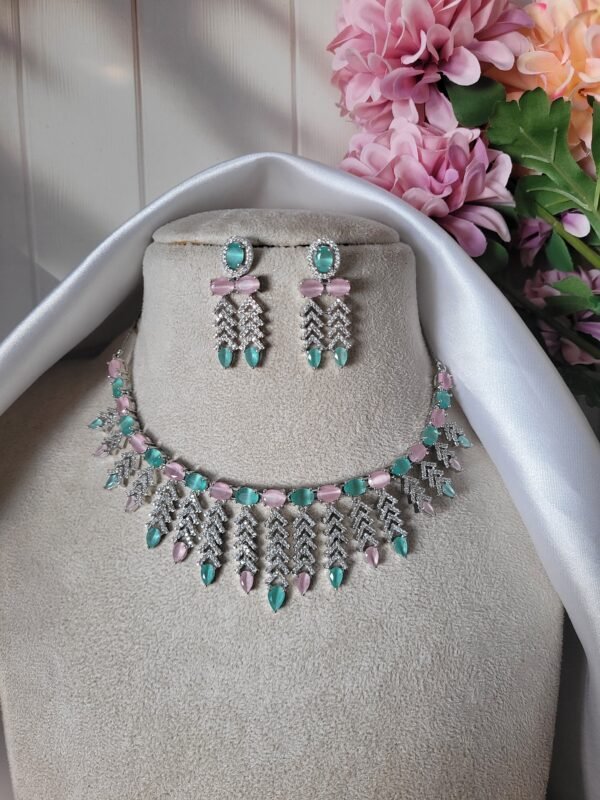 Kanishka American Diamond Set - Multi