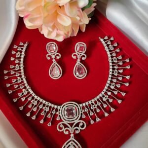 Evelyn American Diamond Set – White