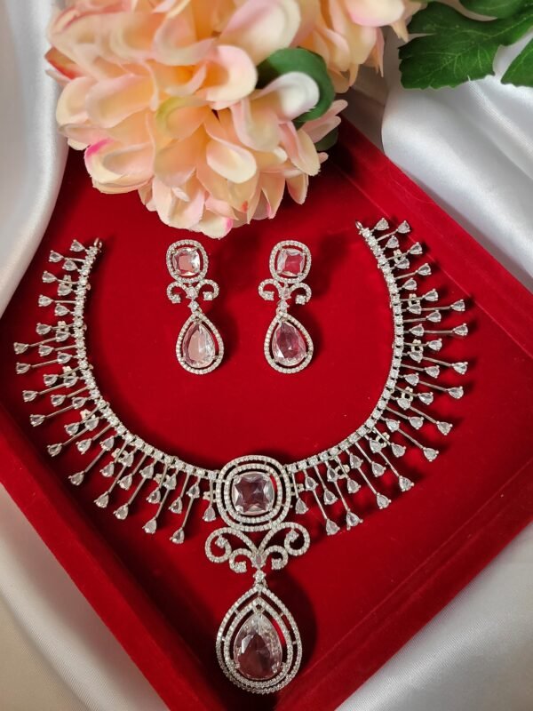 Evelyn American Diamond Set - White