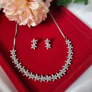 Star Cut American Diamond Set