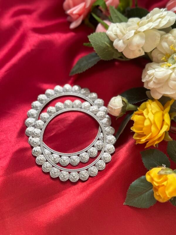 Oxidised Bangles - 2.6 size (Pattern 1)
