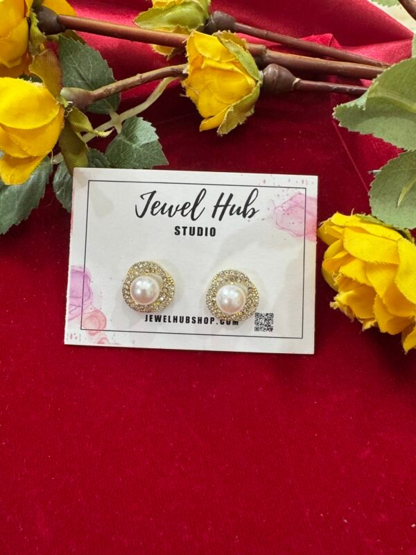Pearl Stone Earrings