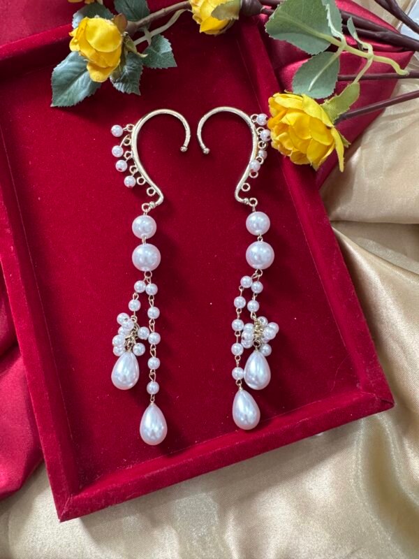 Pearl Earcuff Earrings