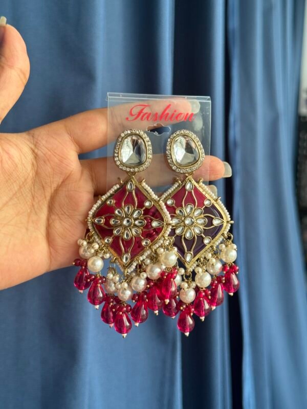 Jasleen Pearl Beauty - Dark  Pink