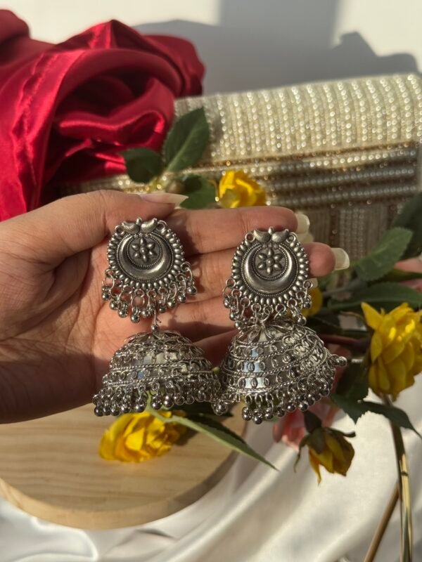 Oxidised Jhumka