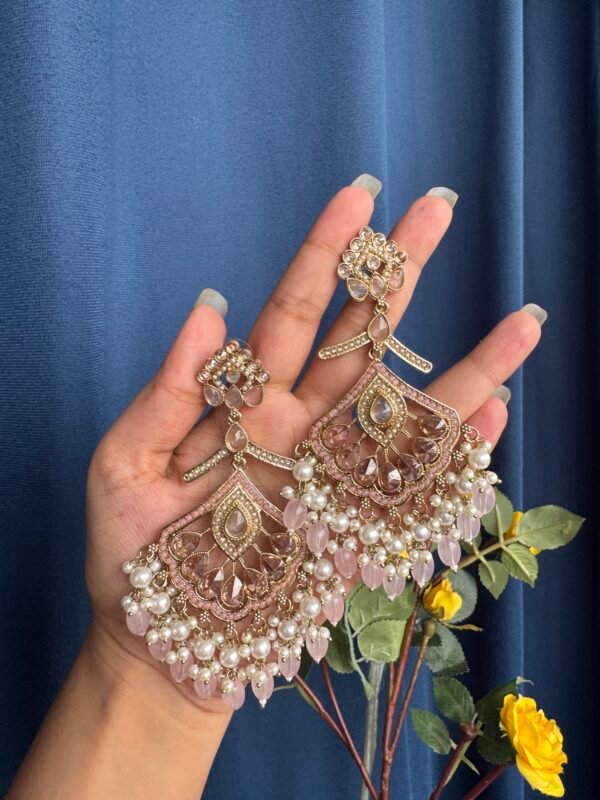 Serena Premium Earrings - Light Pink