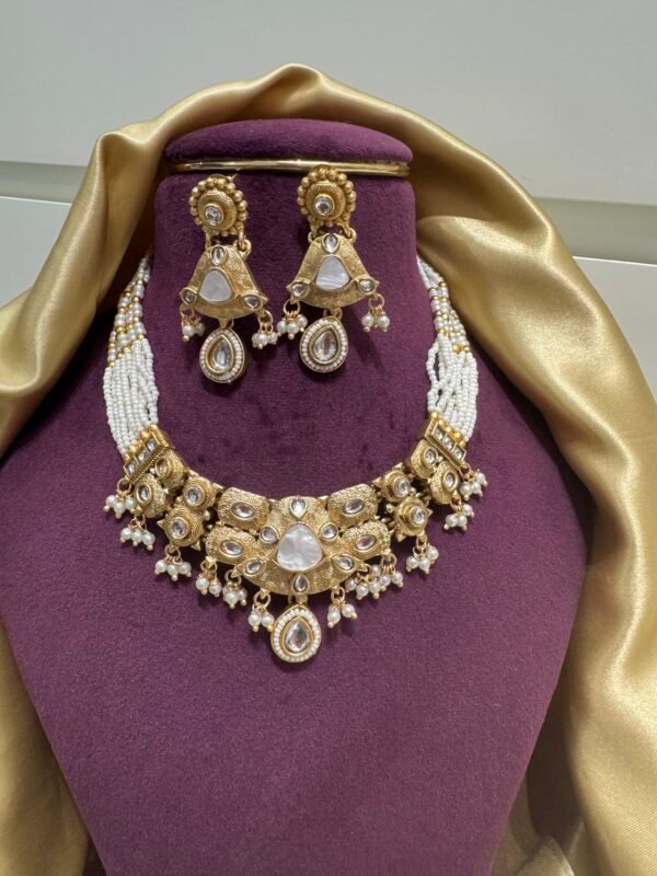 Rani Rajwadi Set - White