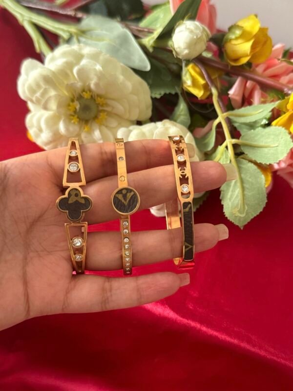 Anti Tarnish Kada Combo - Pattern 4