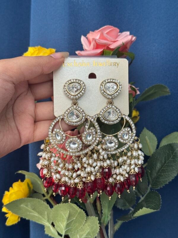 Falguni Kundan Beauty - Red