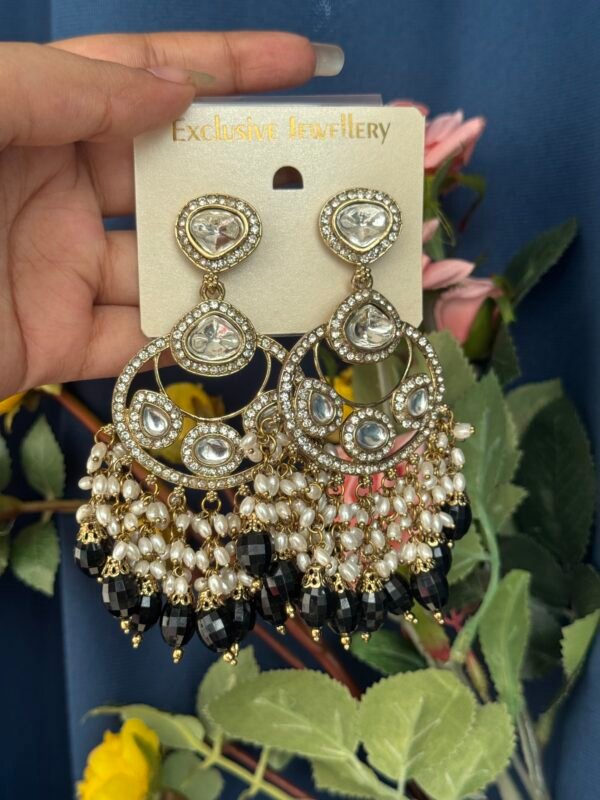 Falguni Kundan Beauty - Black