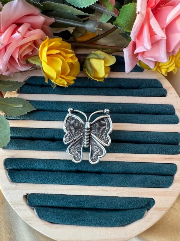 Butterfly Oxidised Ring