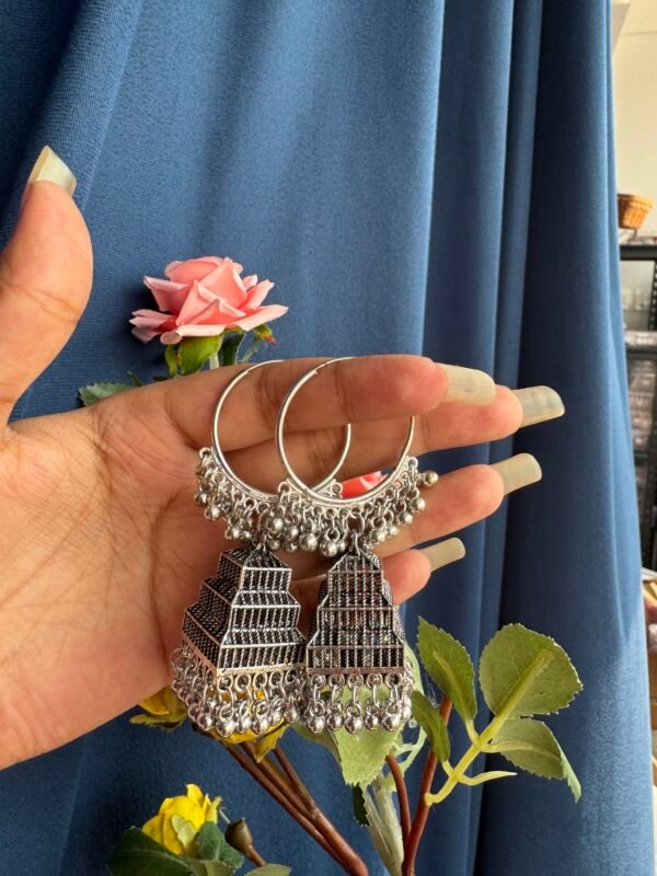 Jhumka Bali Earrings - Pattern 3