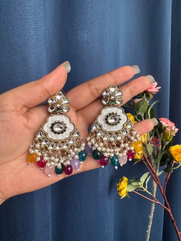 Abeera Marble Earrings - Multi