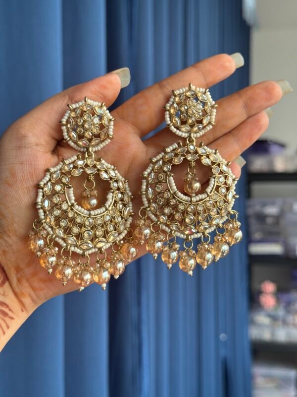 Golden Stone Earrings
