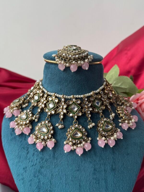 Noor Jahan Set - Light Pink - Image 2