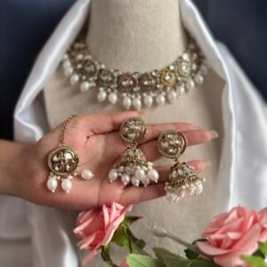 Alfiya Kundan Jadau Set – Multi