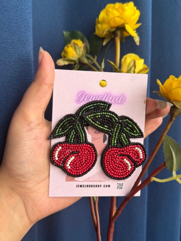 Handmade Cherry Earrings