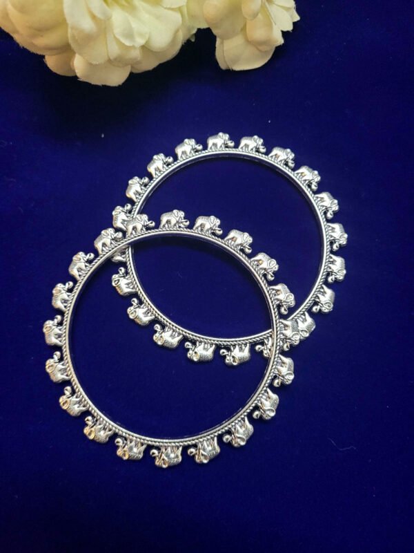 Elephant Kada Pair - 2.6 Size